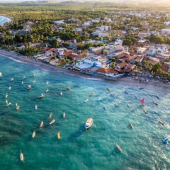Vista aérea de Porto de Galinhas