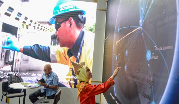 Estande da Indonésia na COP30