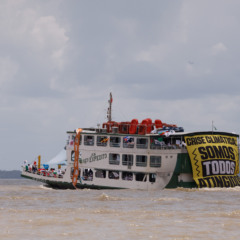 Barqueata da Cúpula dos Povos na Baía do Guajará