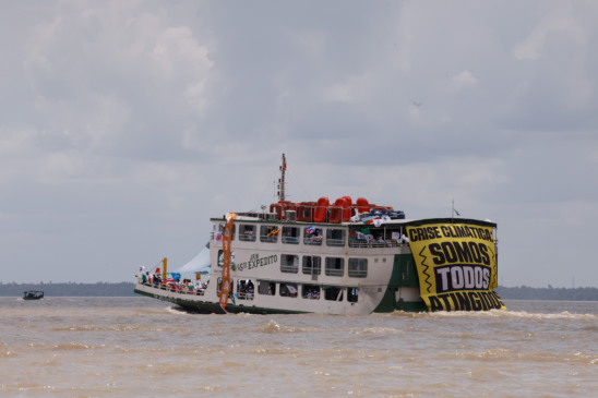 Barqueata da Cúpula dos Povos na Baía do Guajará