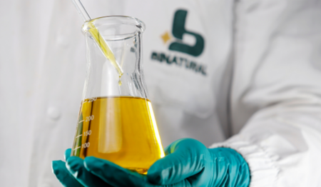 Frasco de biodiesel
