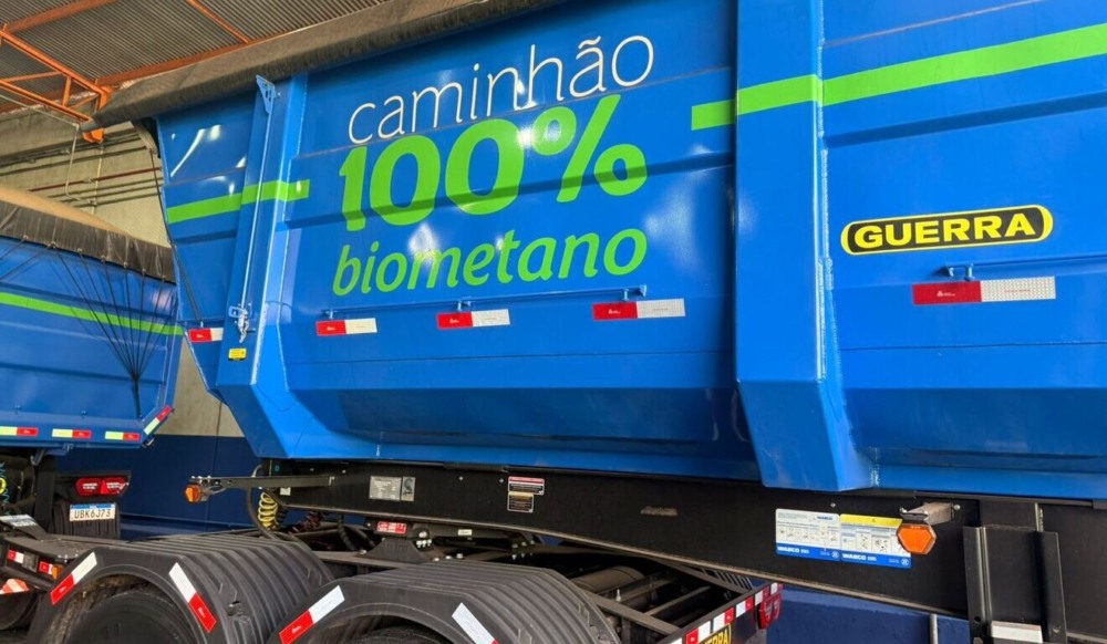 Caminhão a biometano Caminhão a biometano