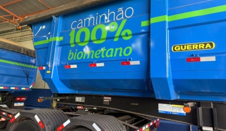 Caminhão a biometano Caminhão a biometano