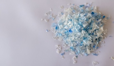 Flocos de plastico para reciclagem