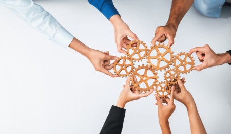 Mãos em colaboração Mãos em colaboração