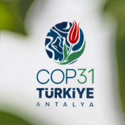 Logo da COP31 na Turquia