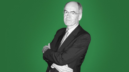 John Elkington, pai da sustentabilidade corporativa. Ilustração sobre foto de divulgação John Elkington, pai da sustentabilidade corporativa. Ilustração sobre foto de divulgação
