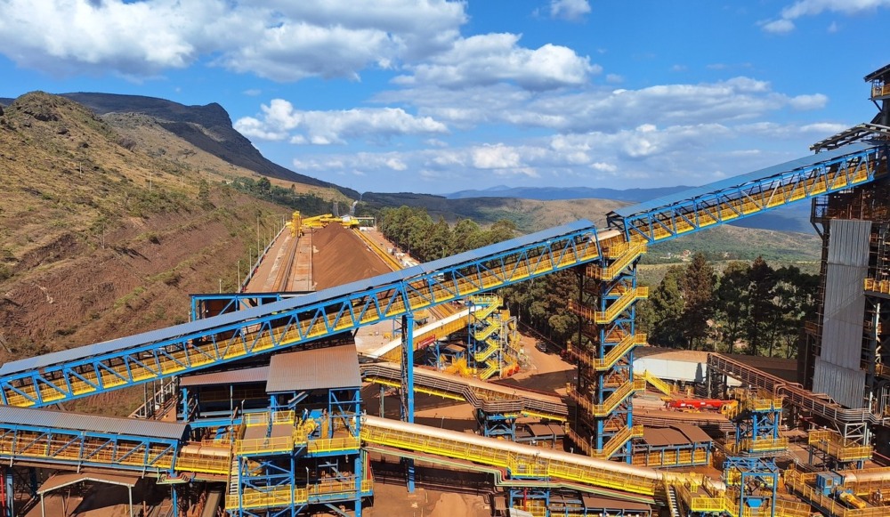 Mina de mineração da Vale em Minas Gerais Mina de mineração da Vale em Minas Gerais