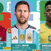 Cristiano Ronaldo, Messi e Vini Jr.