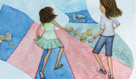 ilustração do livro Quanto Custa um Sonho?, de Elisa Manzato. Foto: Reprodução ilustração do livro Quanto Custa um Sonho?, de Elisa Manzato. Foto: Reprodução