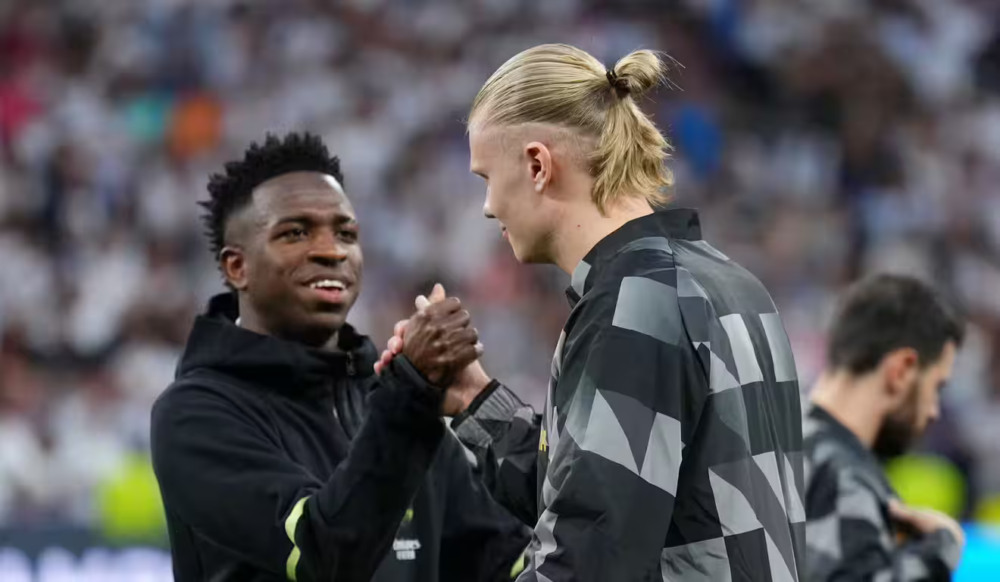 Vini Jr. e Erling Haaland/Fifa Vini Jr. e Erling Haaland/Fifa