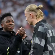 Vini Jr. e Erling Haaland/Fifa