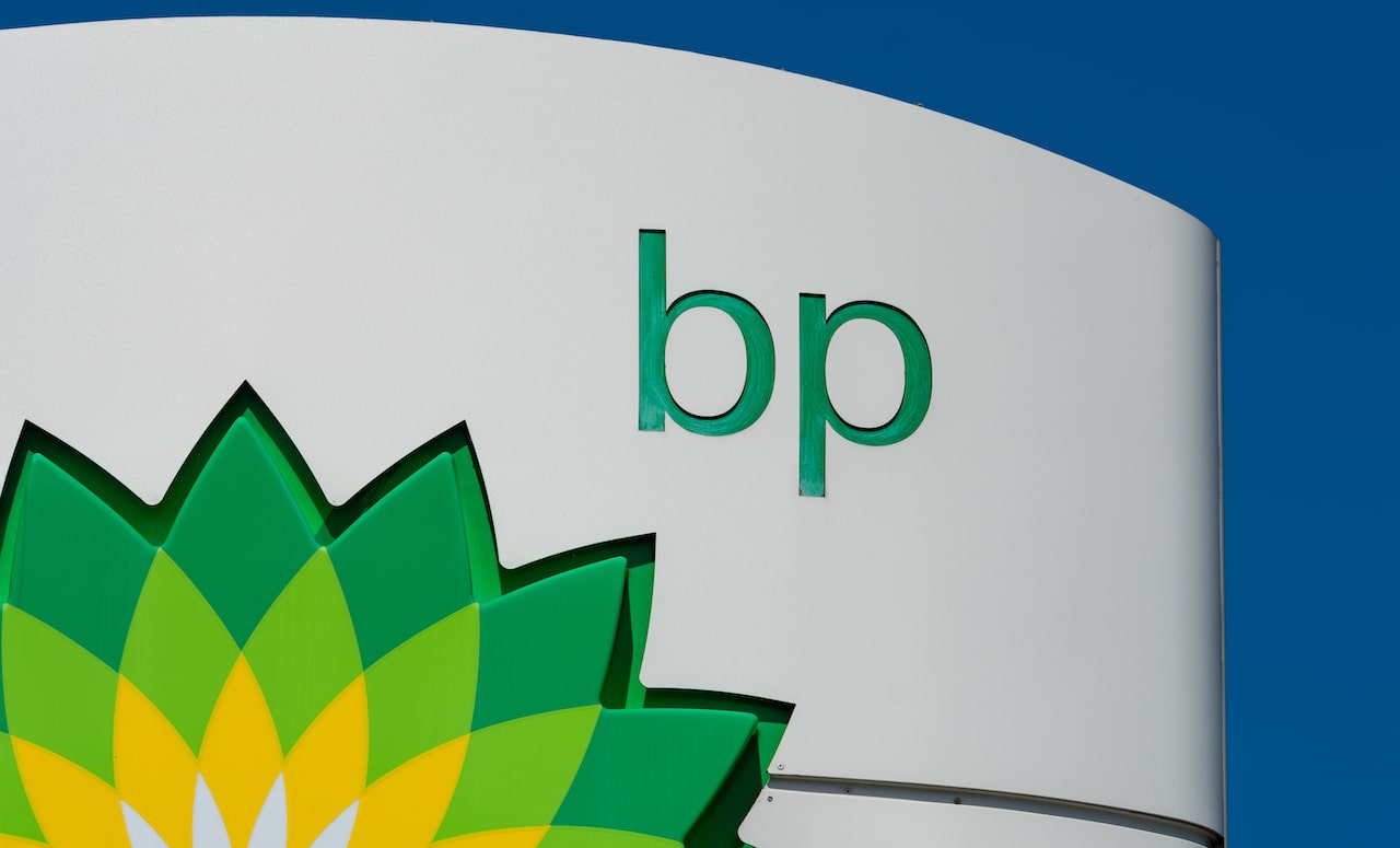 Logotipo da petroleira britânica British Petroleum