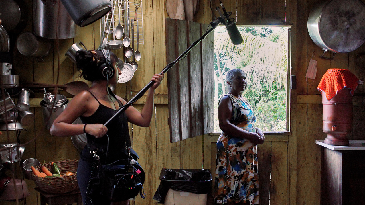 Gravação de documentário da produtora Maranha