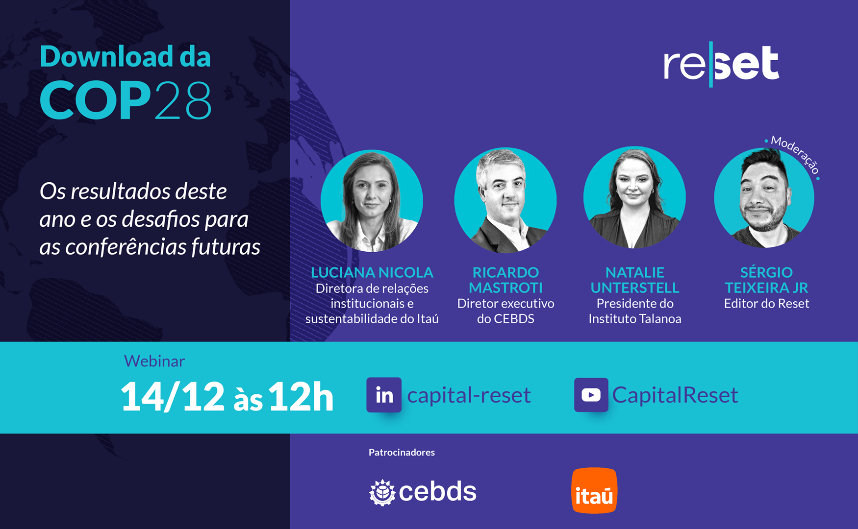 Webinar: Os resultados da COP28 e os desafios das conferências futuras